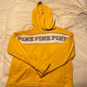 PINK Yellow hoodie